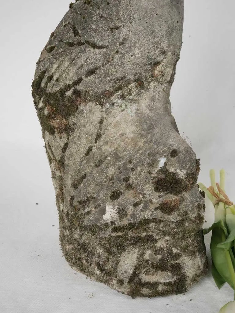 1950s French Concrete Garden Sculpture – Crane or Pelican 17¼"
