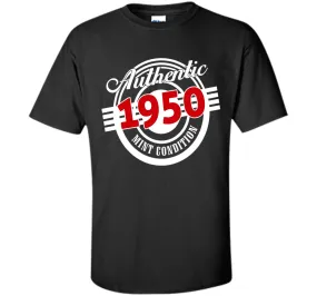 Authentic 1950 Mint Condition. T-shirt For 66th Birthday.