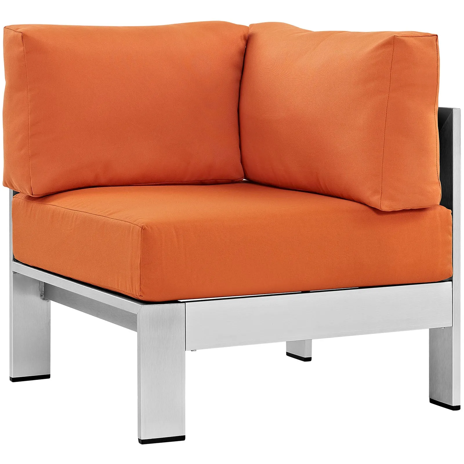 Coast 5-Piece Outdoor Patio Aluminum Sectional Sofa Set