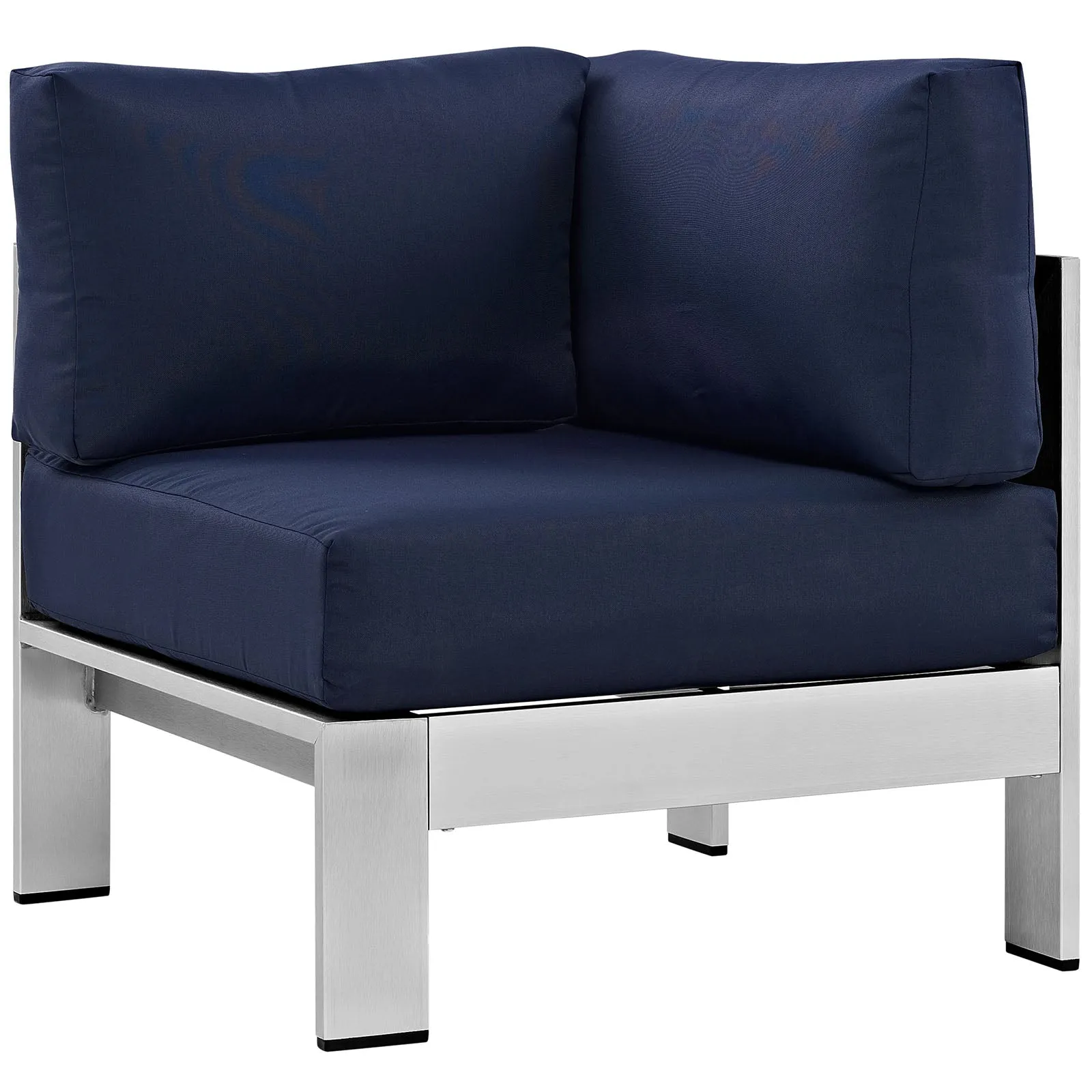 Coast 5-Piece Outdoor Patio Aluminum Sectional Sofa Set