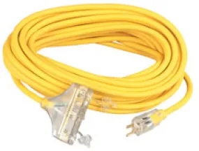 Coleman Cable Polar/Solar Plus Quadnector Three Way Extension Cords