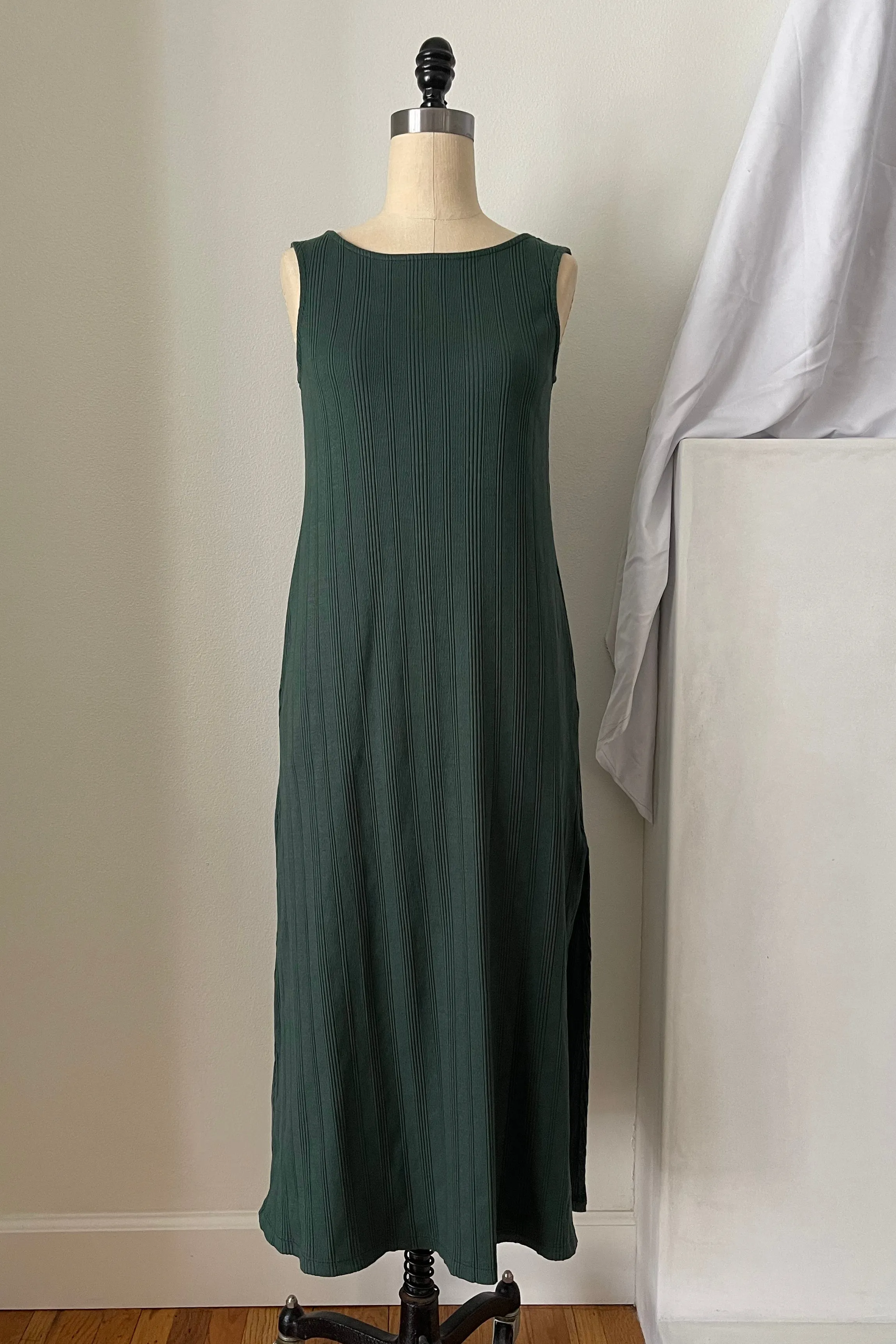 Fortuna Wide Rib Dress - Jade