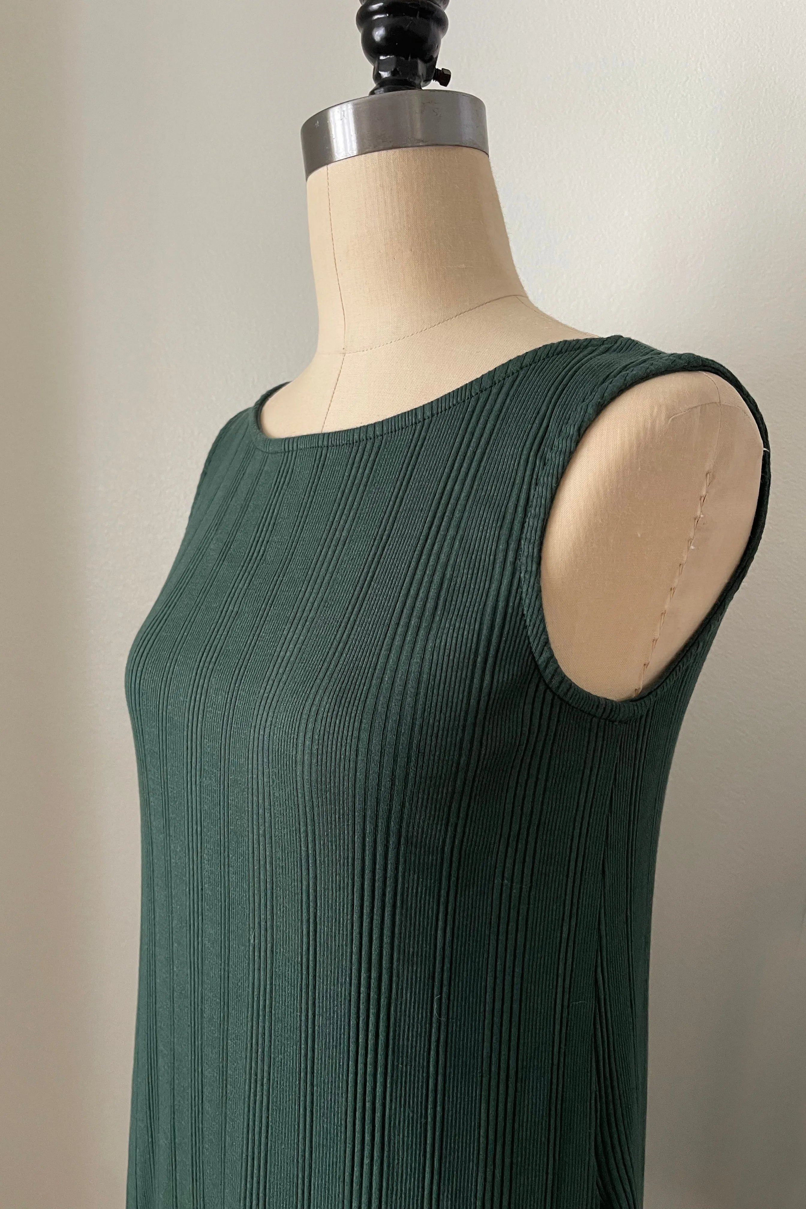 Fortuna Wide Rib Dress - Jade