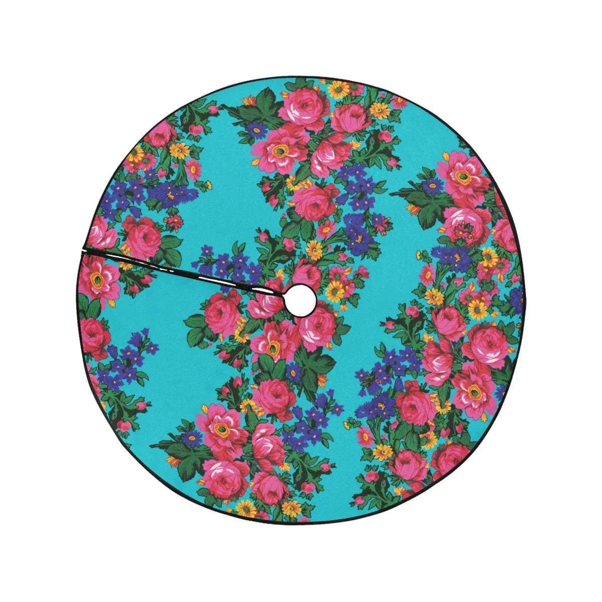Kokum's Revenge-Sky Christmas Tree Skirt 47" x 47"