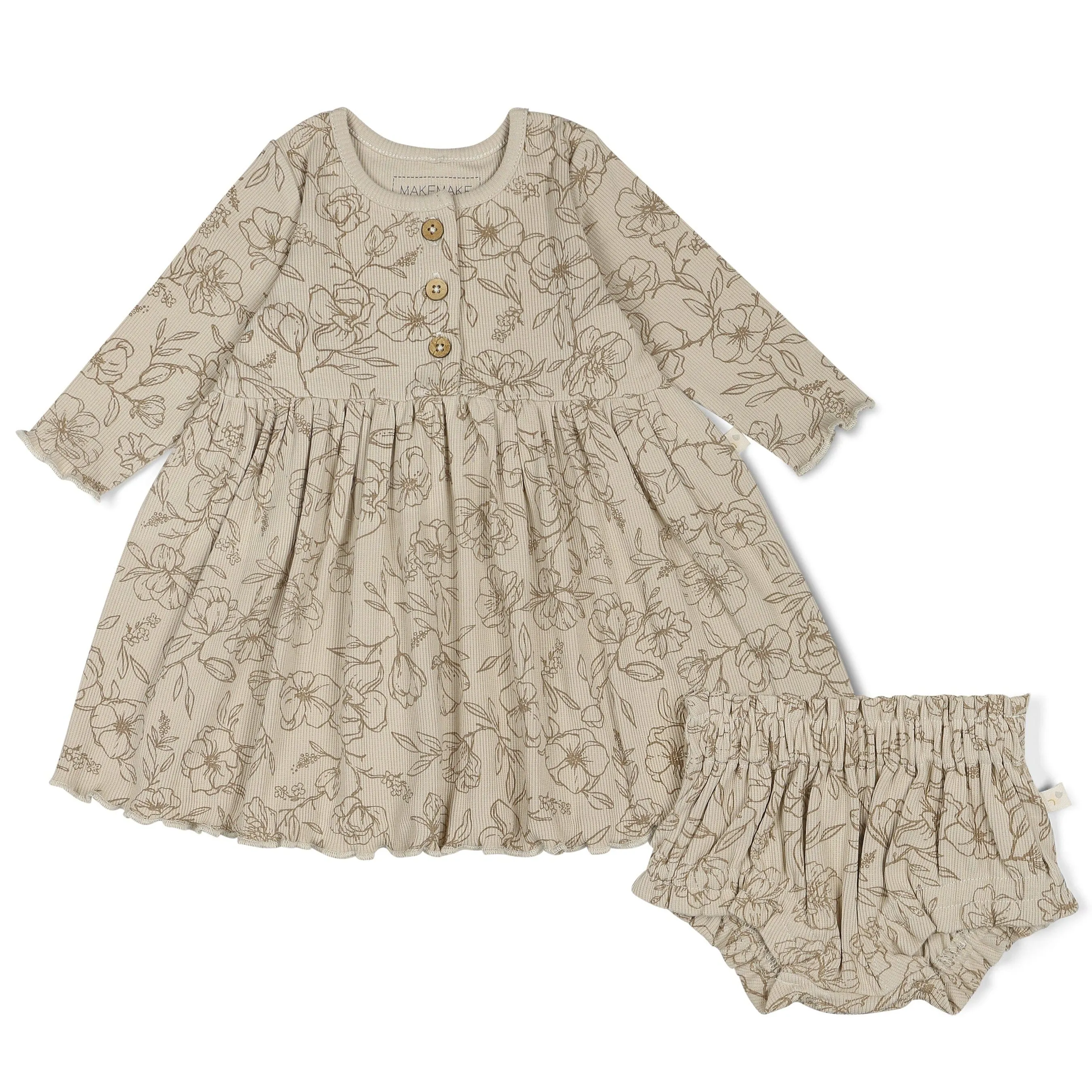 Organic Twirl Dress | Vintage Bloom