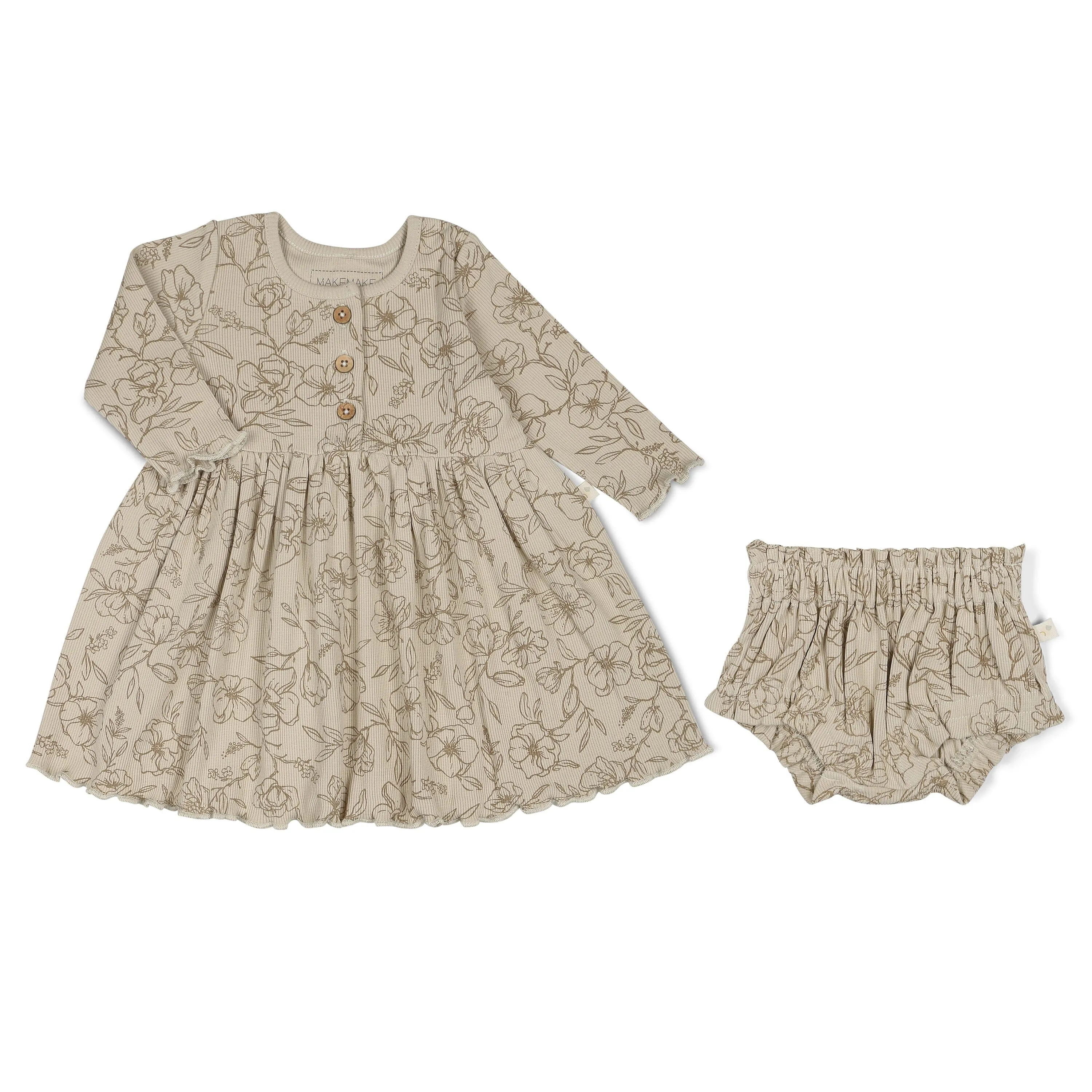 Organic Twirl Dress | Vintage Bloom