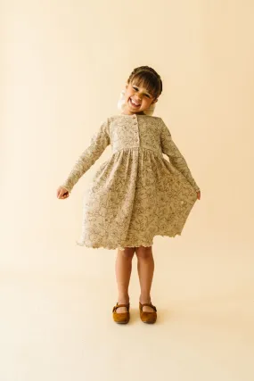 Organic Twirl Dress | Vintage Bloom