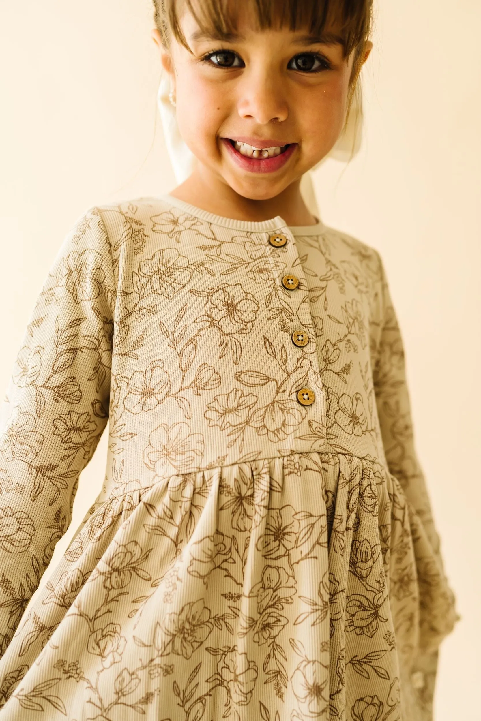 Organic Twirl Dress | Vintage Bloom