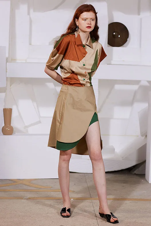 Rimless | High Front Open Slit Skirt