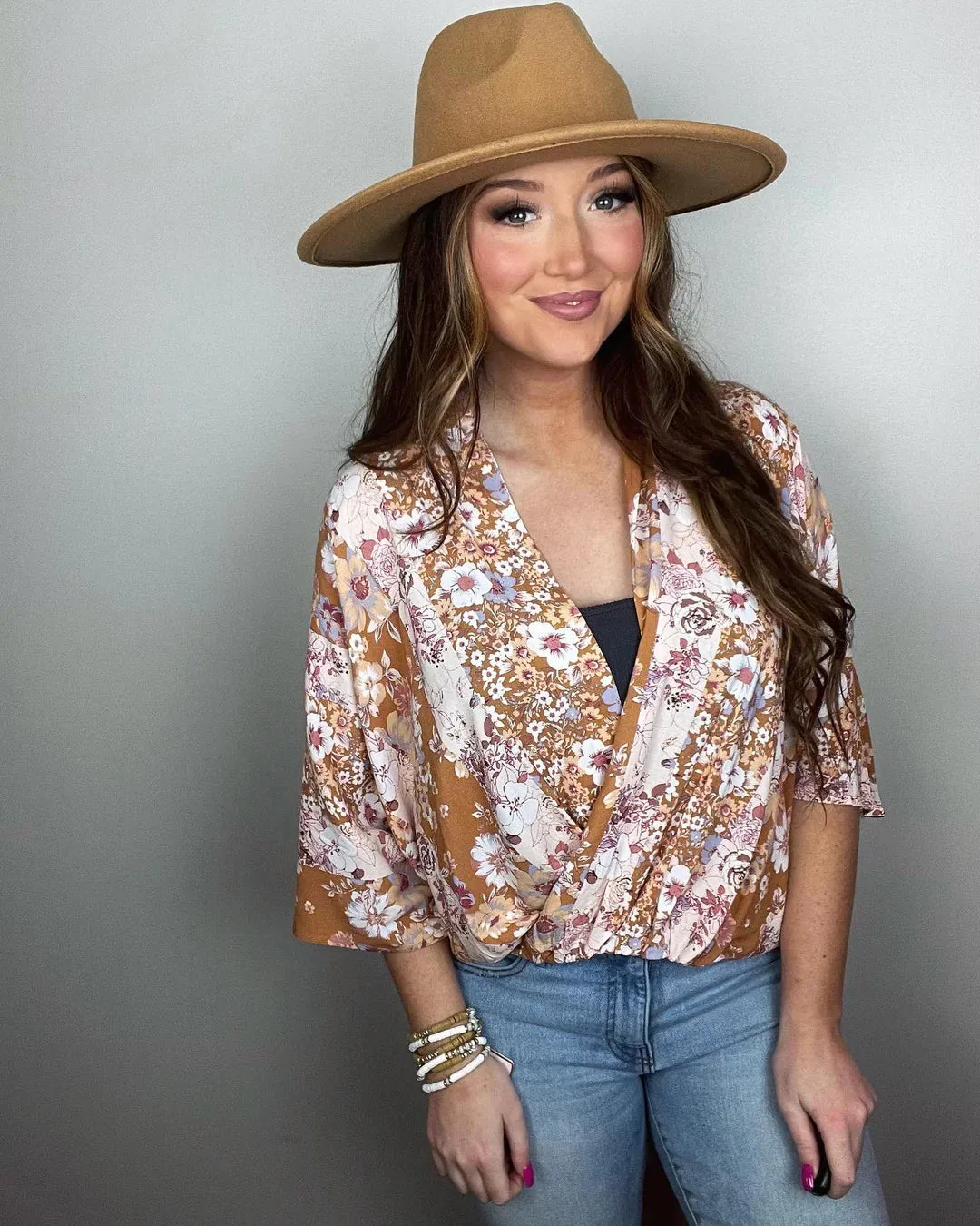 Rose Crossover Top