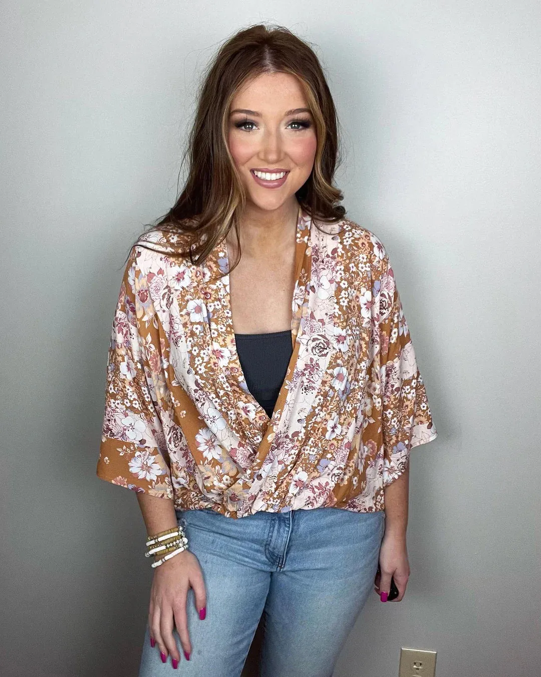 Rose Crossover Top