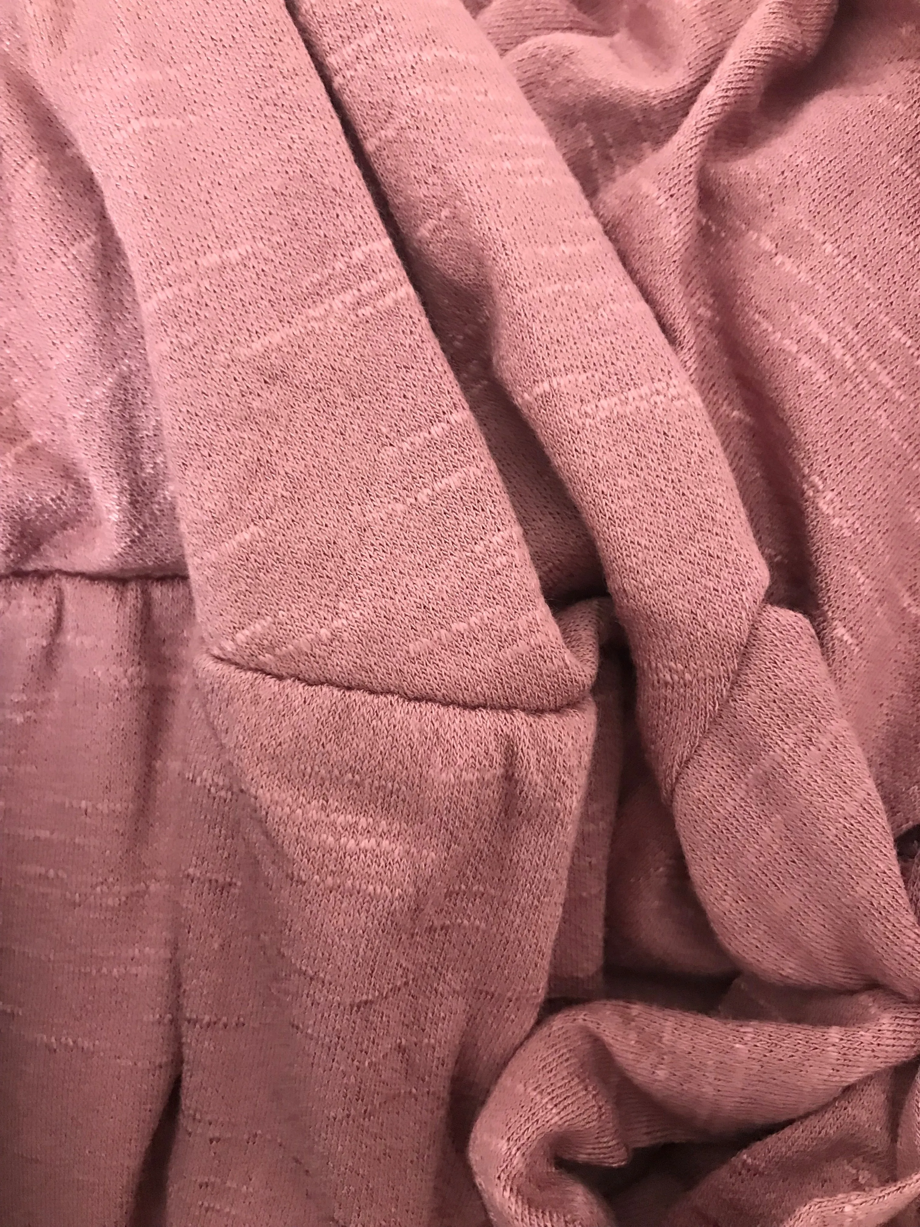 Roslyn Tie Knee Length Dress in Mauve