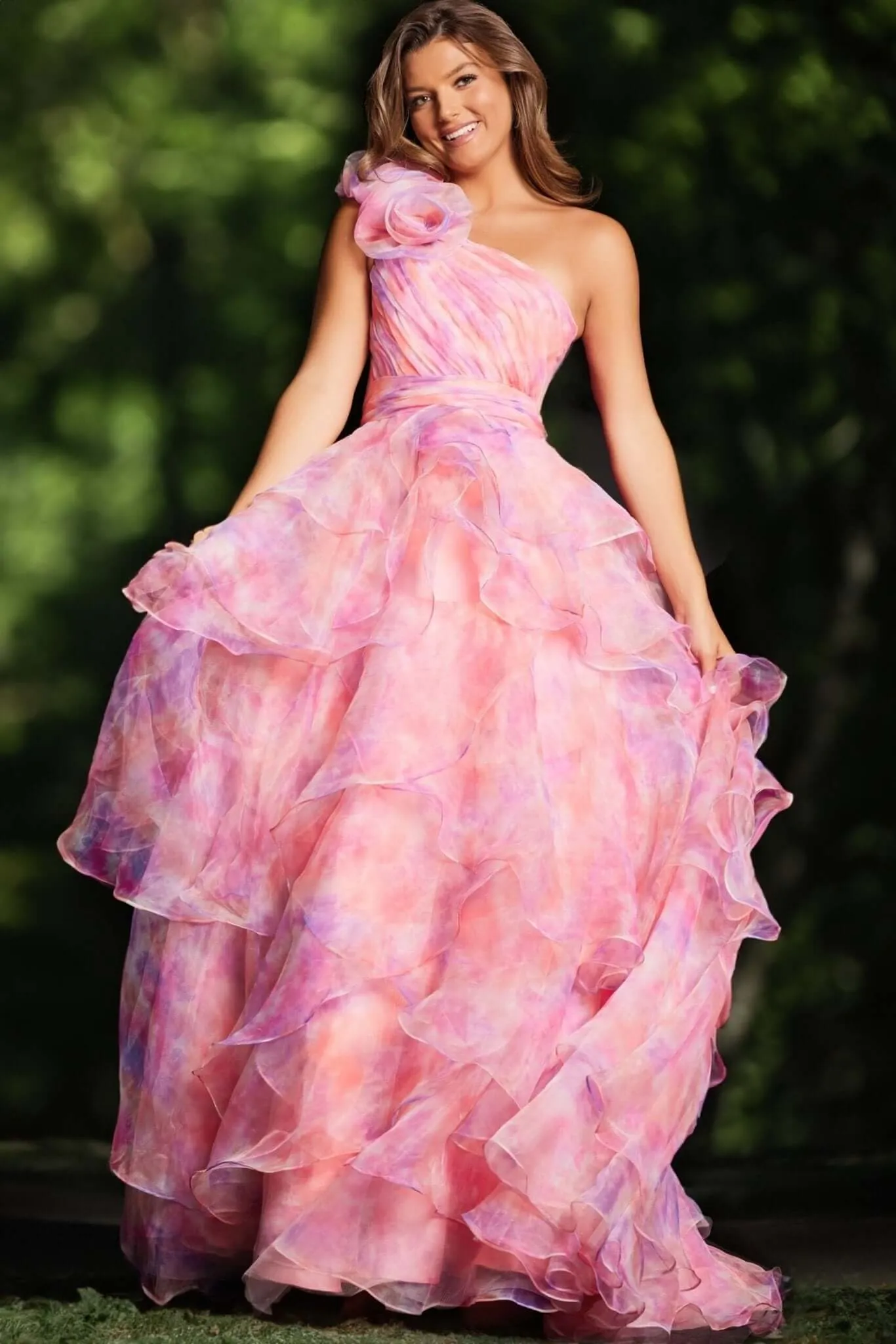 The Elisa Gown: Long Formal Jovani Prom Dress 37455