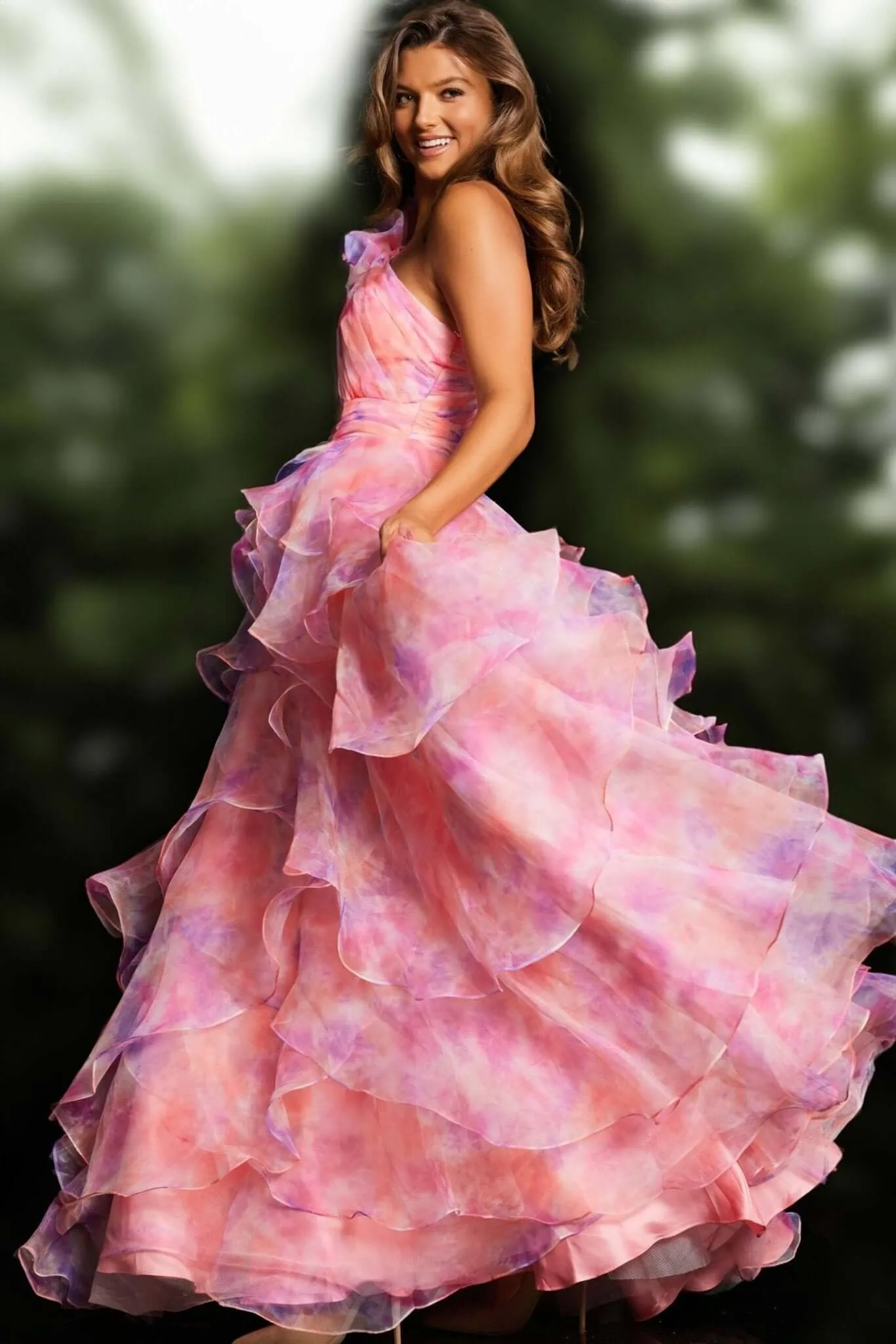 The Elisa Gown: Long Formal Jovani Prom Dress 37455