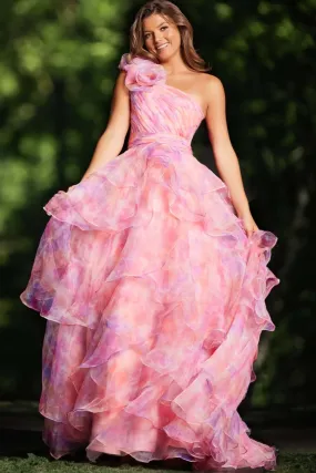 The Elisa Gown: Long Formal Jovani Prom Dress 37455