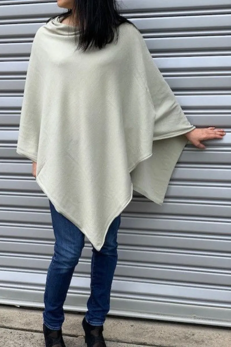 Zura Poncho Cashmere Feel Wool Super Soft - Oz Resort